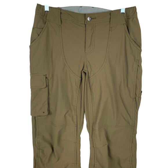 Duluth Cargo Pants Double Knee Pockets Brown Hiking Work Outdoor Women's 6 - Picture 2 of 9